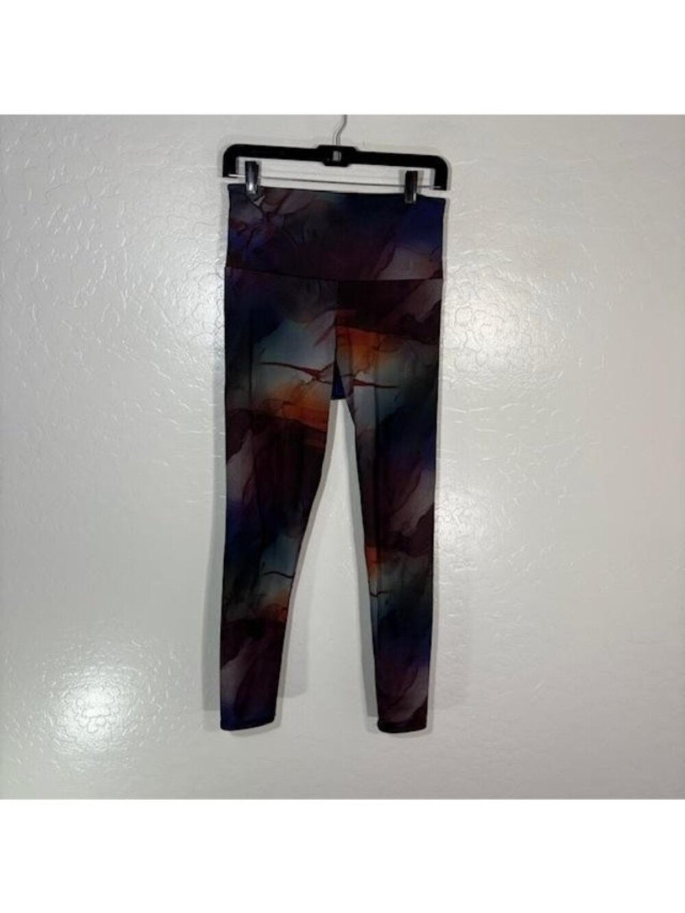 Onzie Leggings Womens M/L Multicolor Tie Dye High Rise Ankle Yoga Pants Athletic